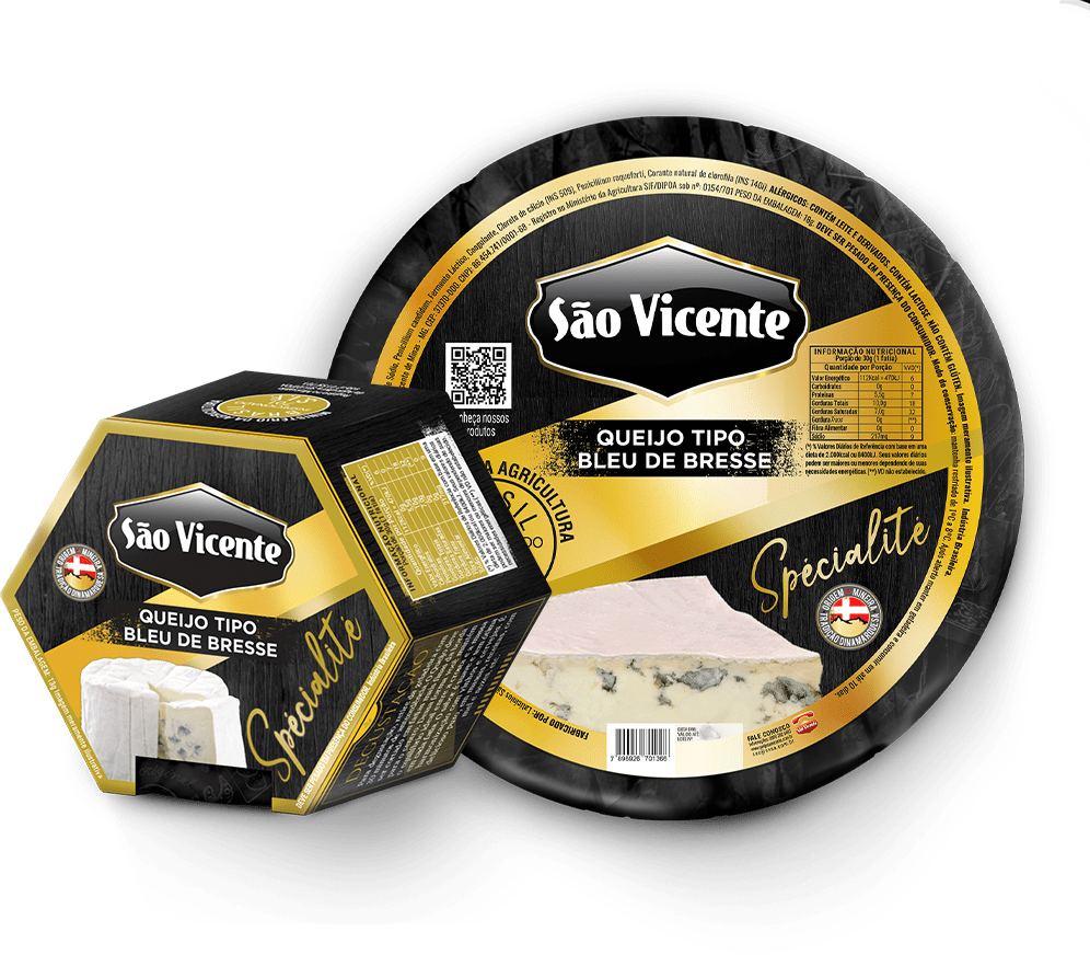 Queijo Gorgonzola 180gr - São Vicente - Não Atribuído - Queijo