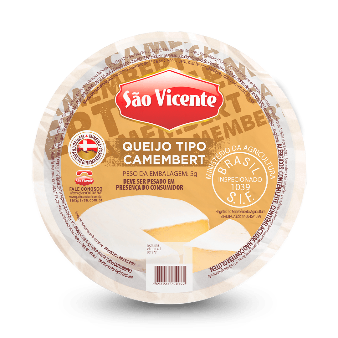 Queijo tipo Camembert