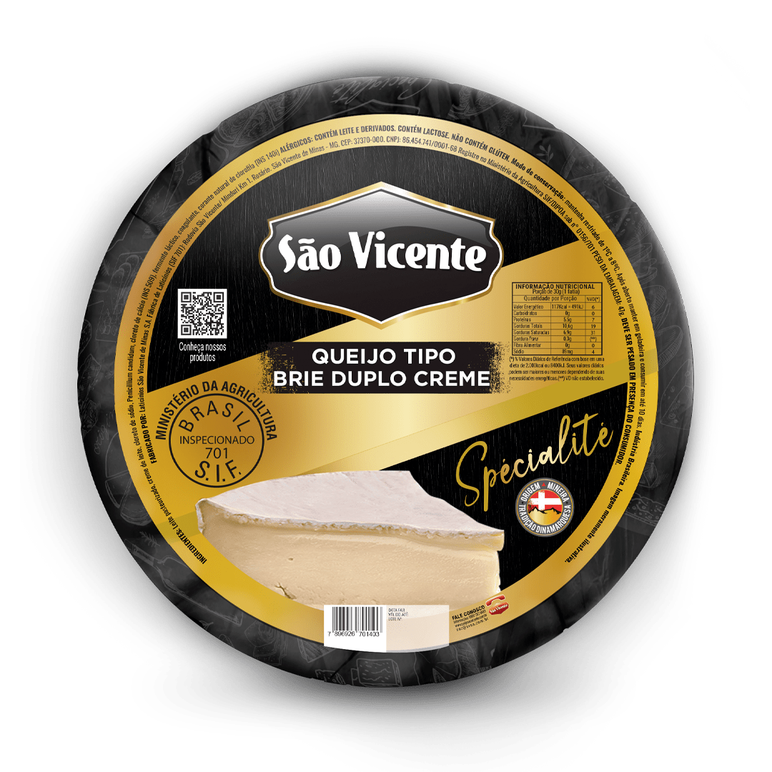 Queijo Brie Duplo Creme Spécialité